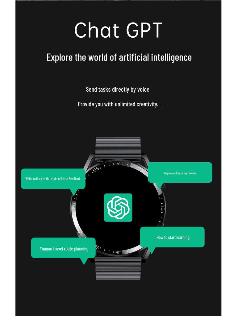 Huaqiangbei GT4MAX Waterproof Smart Watch with Offline Payment & Bluetooth Calls, NFC & Ride Code