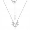 Fraise Necklace S925 Reindeer With Cubic Zirconia Christmas