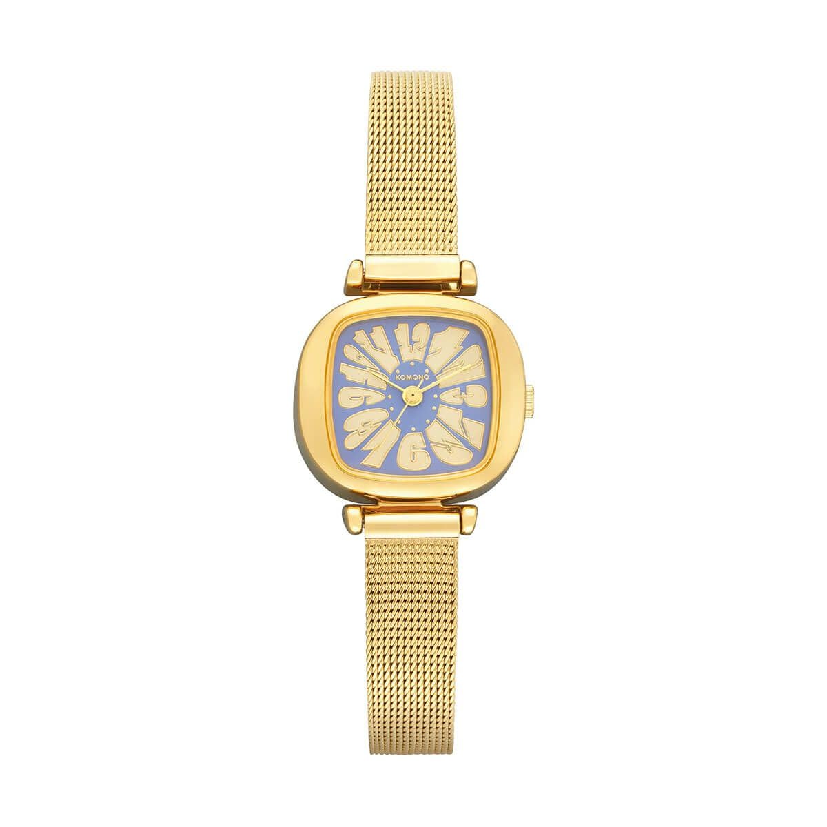 

Authorized Distributor [KOMONO] Women s Watch KOM-W1165 Moneypenny Flower Royale Gold Lilac