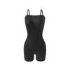 One-piece shapewear: sexy bandeau style with detachable straps; strapless fastening body-shaping corset