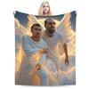 Charlie Kirk Angelic Advocate Blankets  Soft Warm Plush Throw Blanket For Child Couch Chair Sofa Bed Flannel Bedspread Bed Cover