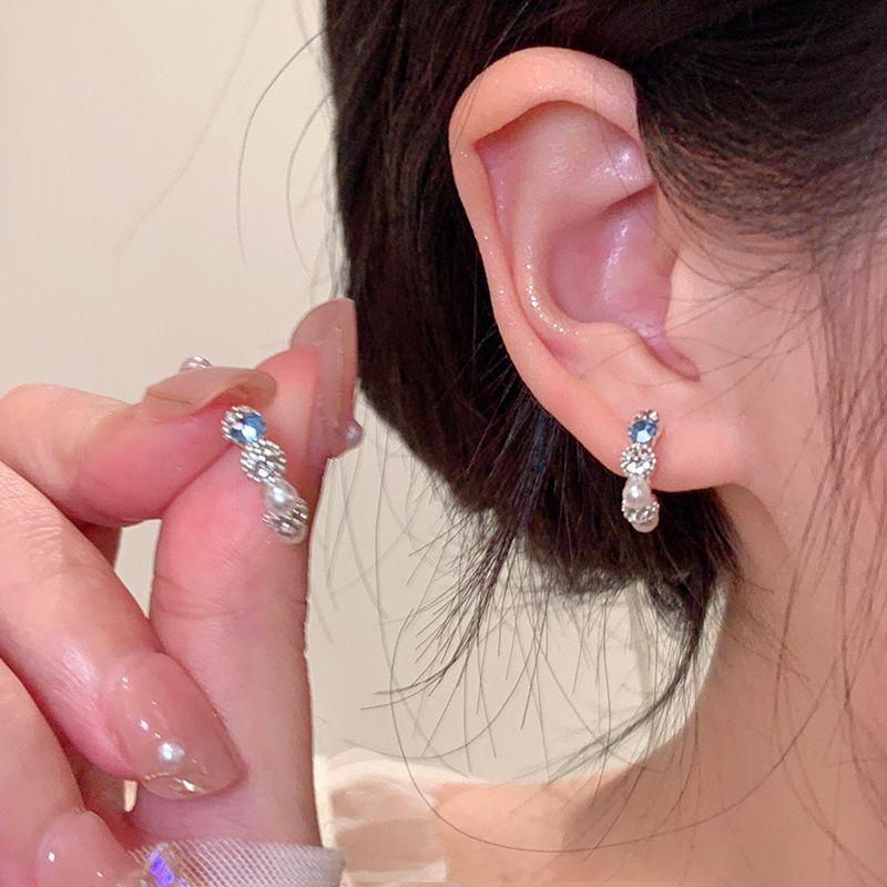 Accessible Luxury Summer Pearl Female Unique Temperamental Minority Zircon