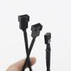 27cm 4-Pin PWM Splitter Adapter Gehäuselüfter für Computer CPU Stromkabel Lüfter