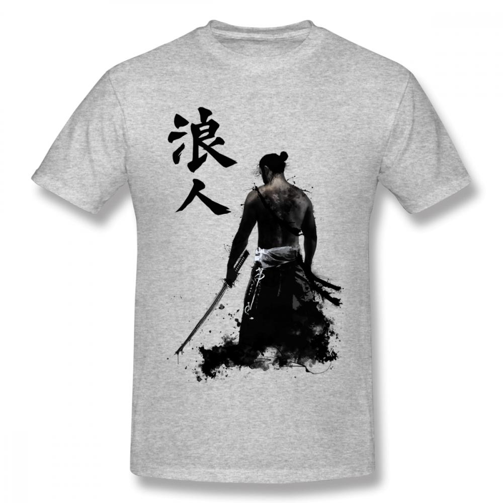 Unisexs Quality Samurai Tshirt Casual T Shirt Cotton SXL Tshirt Birthday Gift t shirt D Print Tees