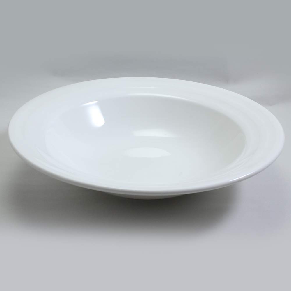 NARUMI PATIA Bowl, 27cm, White, Simple Rim, Pasta, Microwave and Dishwasher Safe, 40610-5341