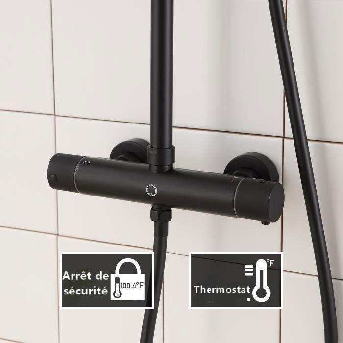 CECIPA® Shower Column Bathroom Mixer In Chromed Brass (does Not Include Faucet )