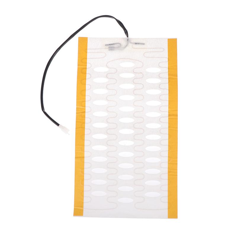 

1 шт. 12 В нагревательные накладки для сиденья из углеродного волокна, обогреватель, зимние чехлы-грелки, универсальные для автомобиля жёлтый