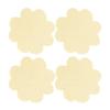 4Pcs Flower Heel Pad Self-adhesive Non-slip Foot Pain Relief Blister Prevention Loose Shoes High Heel Grip Cushion Protector Insert Liner