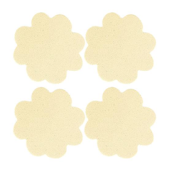 4Pcs Flower Heel Pad Self-adhesive Non-slip Foot Pain Relief Blister Prevention Loose Shoes High Heel Grip Cushion Protector Insert Liner