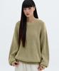 FILLUMINATE Washed Hazzi Round Knit - Beige