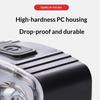 1 Set Multiple Lighting Modes Usb Type-C Rechargeable Bicycle Front Rear Light Led Headlamp Taillight For Night Riding Safety