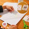 Sitengle Holographic Transparent Clear Holographic 6 Set of A4 Size Cutting DIY Oshikatsu of Stickers, Sheets, Types, 24, (210297mm), Self-Adhesive,
