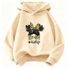 Leopard Print Kid Life Cute Hoodie Kids Children's Sweatshirt Cute Harajuku Hoody for Boys Girls Autumn Winter Casual Hoodies