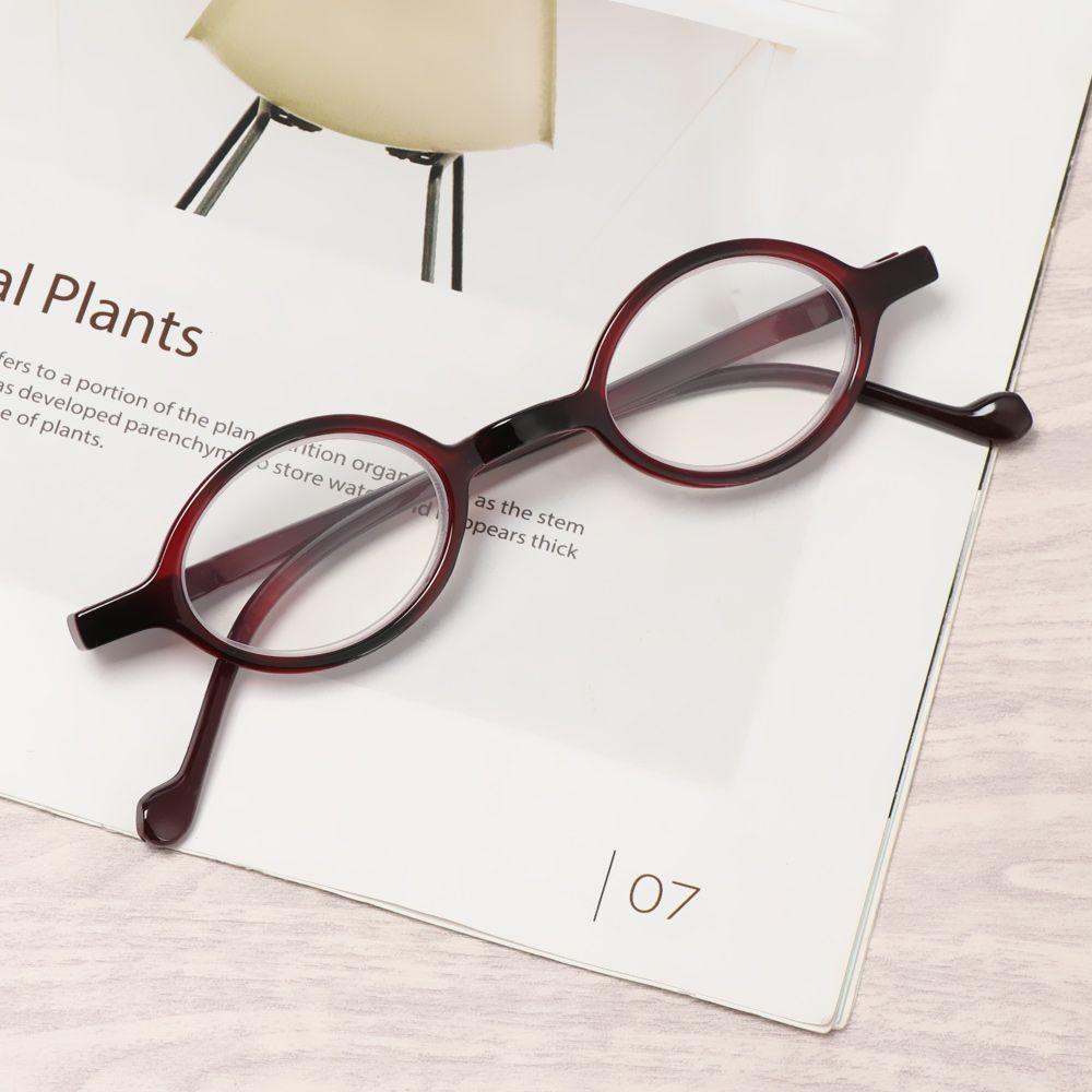 Retro Oval Women Reading Glasses Vintage Round Frame Men Presbyopia Eyeglasses Ultralight Small Magnifying Eyewear +1.0 +4.0