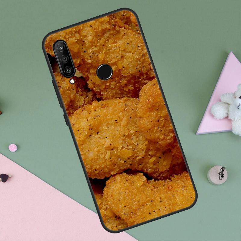 Pommes Burger Pizza Für Huawei P20 P40 Lite P60 P30 Pro Nova 5T 9 10 SE 12s 12i 11i Y90 Y70 Y60 Y61 Y72 Y91 Hülle