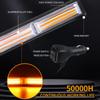 1PCS Front Windshield Car Strobe Lamp Bar Traffic Signal Emergency Flashing Lamp Car Warning Light LED Work Light Bar Dual Color