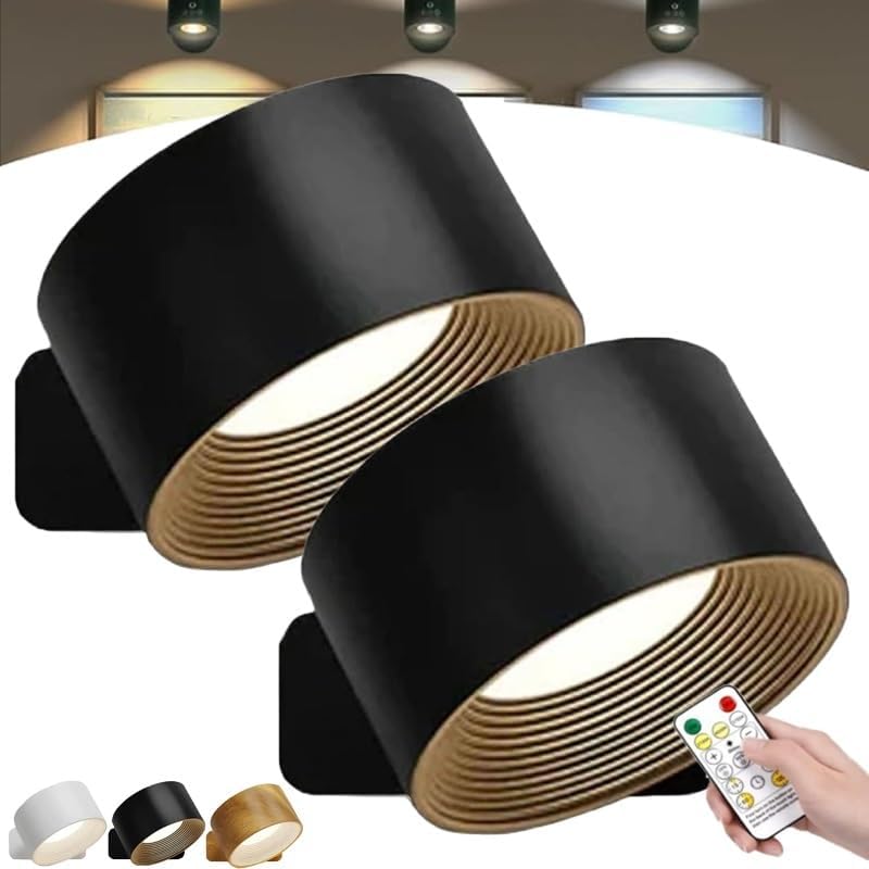 Lights of Sweden Wall Lights, Lights of Sweden Wall Lamps, Rechargeable Wall Mounted No Drill Walls Lamp, Adjustable Brightness&Timer Led Walls