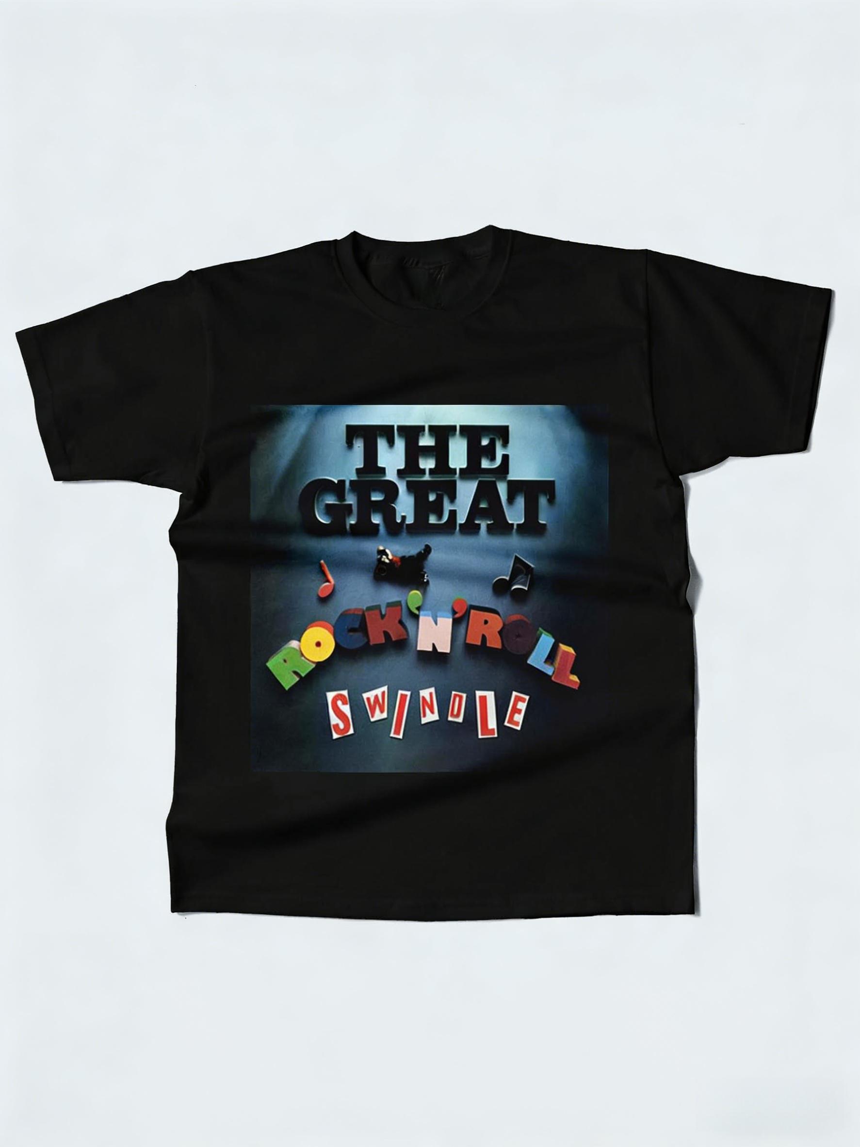 

Pistols Retro Punk Graphic T-Shirt Iconic logo print collectible classic rock t-shirt Pure cotton couple s shirt for all seas... S разноцветный