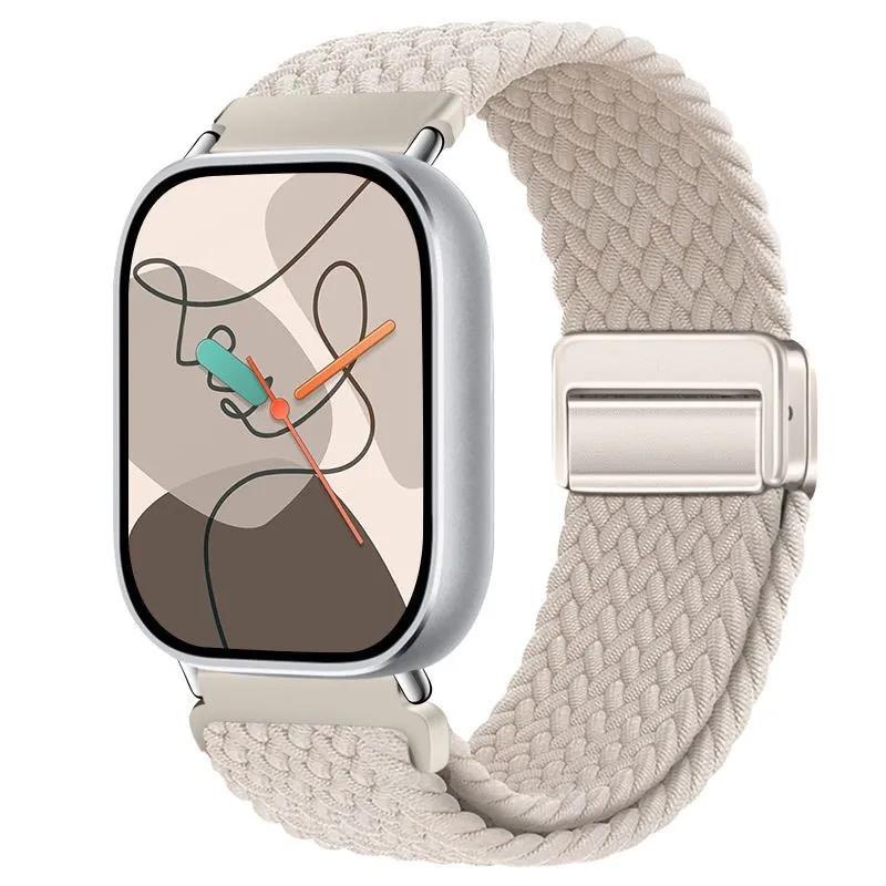 

2025 для XIAOMI Магнитная петля для Xiaomi Redmi Watch 4 5 Ремешок Регулируемый плетеный спортивный нейлоновый сменный браслет для Miband 8 pro/9 pro ремешок For Redmi watch 5