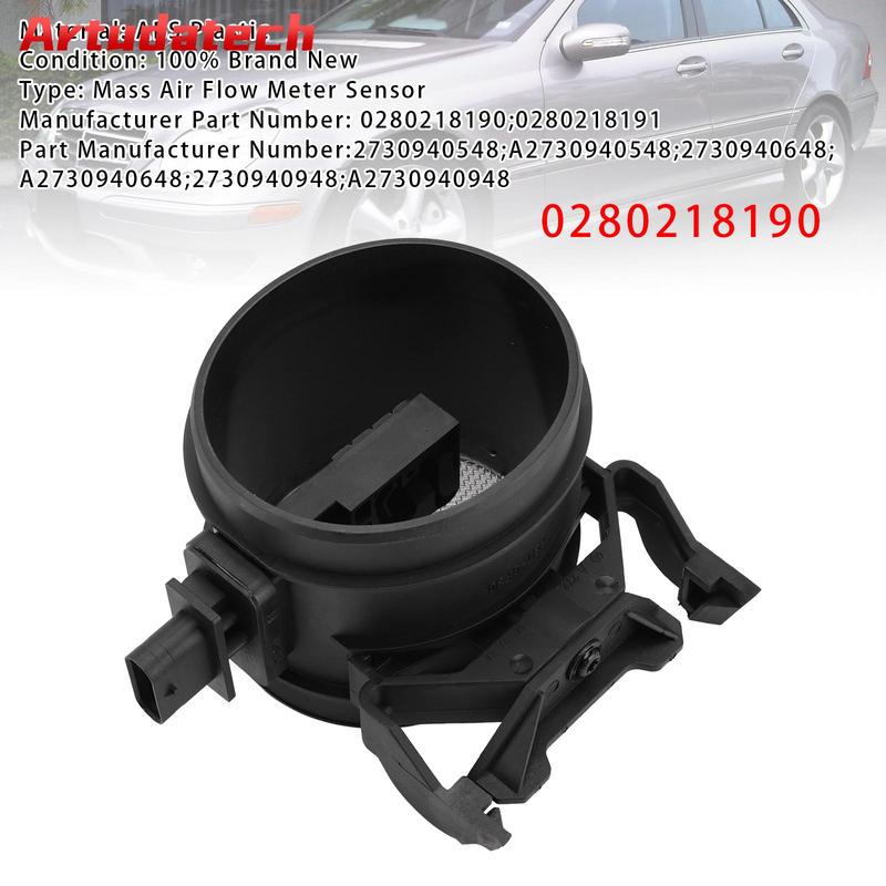 Artudatech Mass Air Flow Meter Sensor For Mercedes-Benz E350 C300 ML350 0280218190