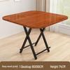 Portable Foldable Dining Table for Small Spaces - Square or Round Options for Apartments or Rental Rooms