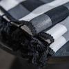 Cotton Linen American Plaid CurtainThick with Tassels Curtains for Living Room Drape Kitchen Valance for The Luxury Living Room