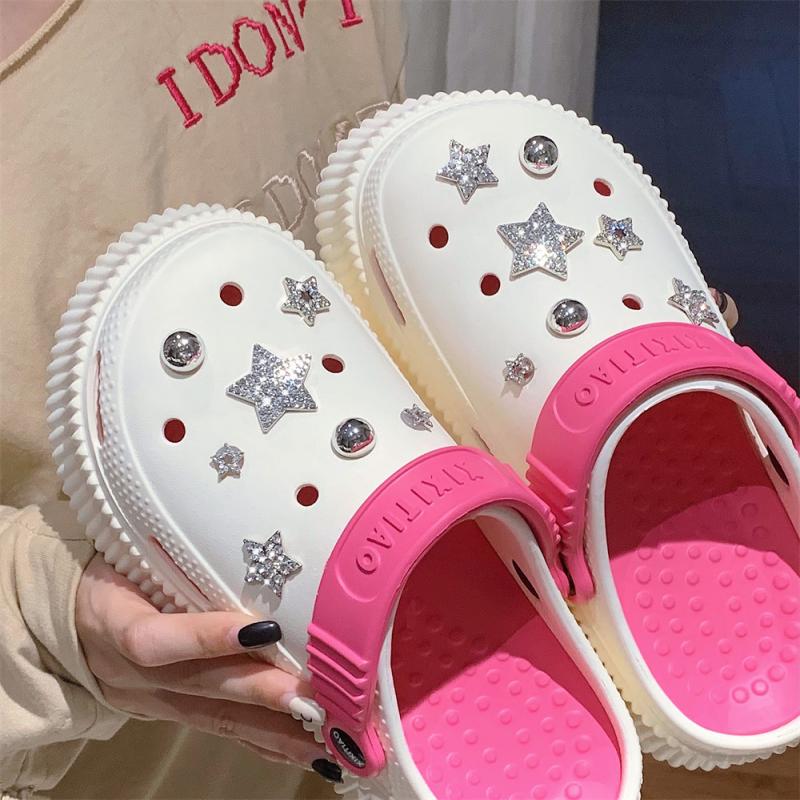 

Модные женские тапочки с толстой подошвой, сандалии, трендовая пляжная обувь, летняя обувь Eva Comfort, модные, мягкие подошвы, для улицы, толстая подошва