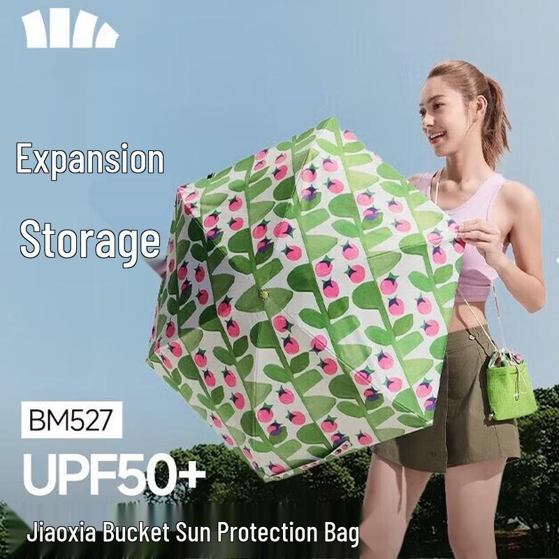 Beneunder BM527 Wild Fruit 3-Fold UV Sun/Rain Umbrella