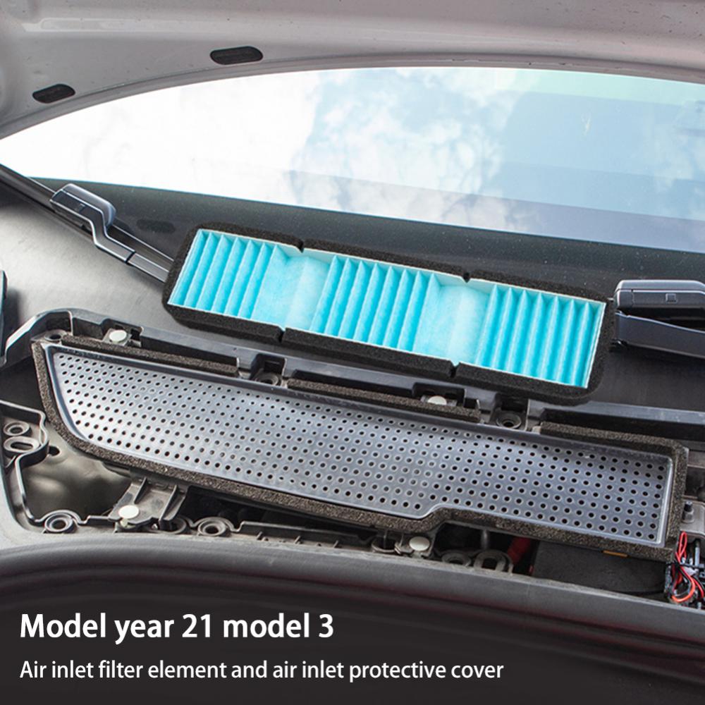 Auto Lufteinlass Schutzhülle Multifunktionale Tragbare Für Tesla Modell 3 2024 2024 Auto Zubehör Auto Air Flow Vent Abdeckung Langlebig