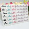 24 Retro Plaid & Stripe Photo Corner Stickers for DIY Albums & Cards - 4 Colors