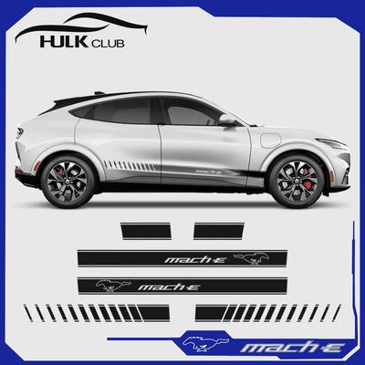 Ford Mustang Mach-E Kompletná fólia na auto Závodné nálepky & Nálepky na bočné prahy
