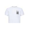 Emporio Armani Letter Logo Casual Simple Short Sleeve T-Shirt Men tops White 3HPT01-PJ3BZ-1100