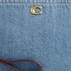 Coach Wristlet 19 Top Zip Denim Clutch Small Women clutch Indigo CS035-B4IN