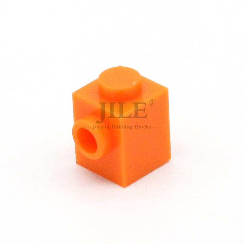 50pcs Moc Creative Brick Modified 1x1 with 2 Hole 87087 DIY Basics Enlighten Building Blocks Classic Compatible Assembles Parts