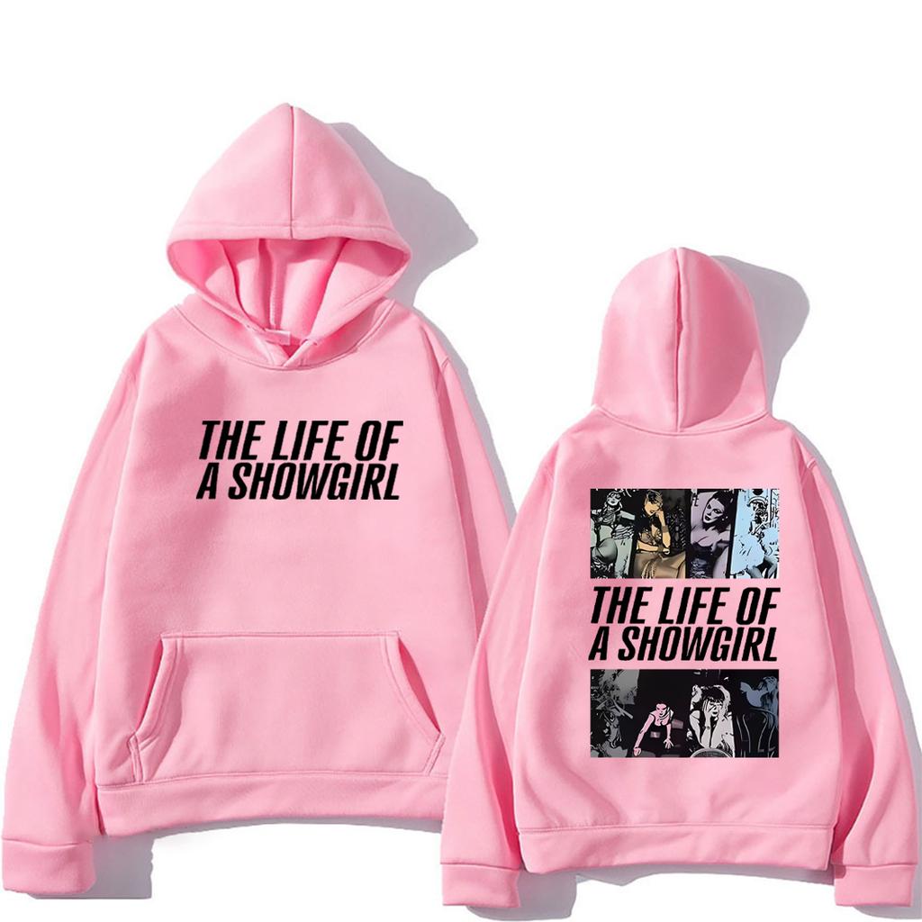 Album The Life of A Showgirl Men Women Hot Vintage Hoodie Hip Hop Streetwear Fashion Sweatshirts Autumn Winter Graphics Clothes