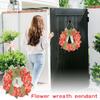 Hydrangea Wreath Door Hanging Simulation Flower Wall Hanging Decoration