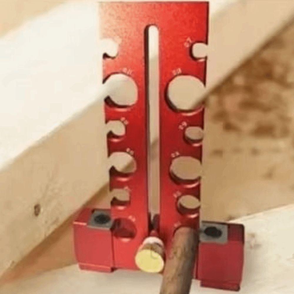 Adjustable Size Range Electric Drill Jig Enhanced Accuracy Design Woodworking Tool Builder Use