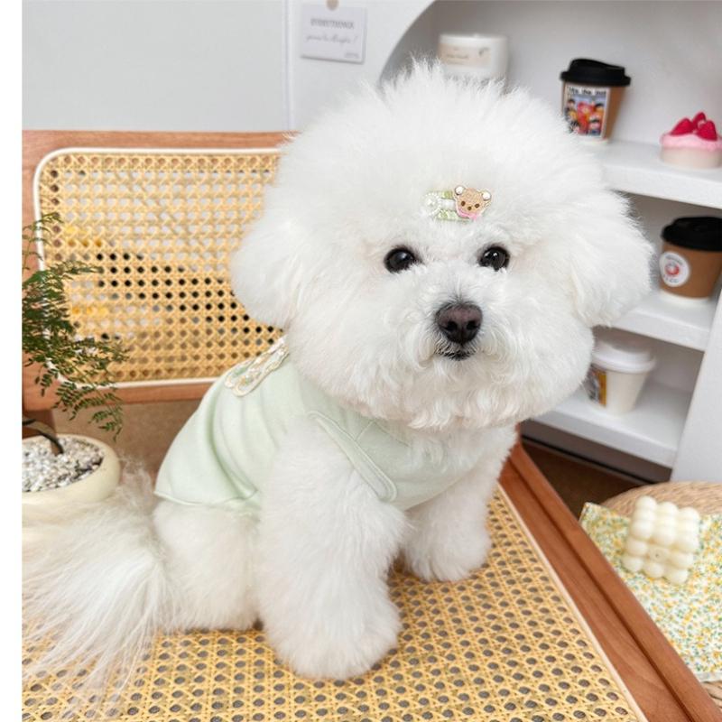 Pet Guofeng Traction Vest Spring and Summer Cat and Dog Embroidered New Chinese Style