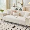 British Style Sofa Cushion, Universal In All Seasons  New Non-Slip Leather Sofa Cover, Light Luxury High-End Cushion