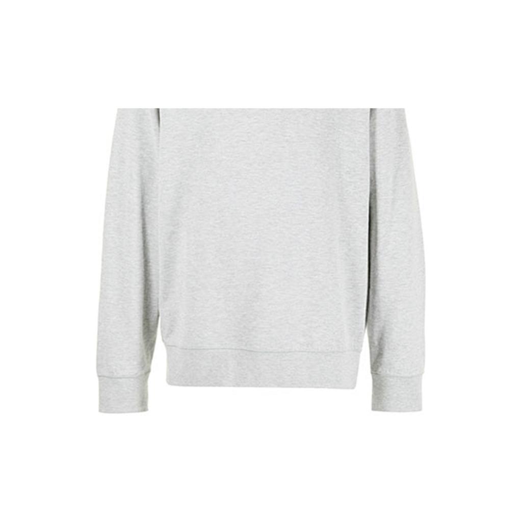 Polo Ralph Lauren FW21 Solid Logo Embroidered Half-Zip Pullover Sweatshirt Men sweatshirt Gray 710812963-002
