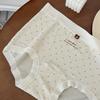 Women's Summer Fashion New Cartoon Bear 10A Antibacterial Mid Waist Briefs