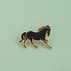 Zodiac Horse Brooch Cute Animal Style Badge Student Jewelry Pendant Accessories