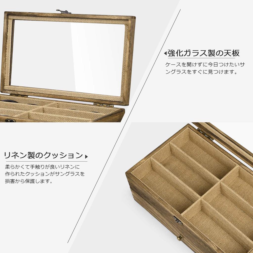 SRIWATANA Sunglasses Storage Glasses Storage Collection Jewelry 2 12 Small Accessory Glasses Case Case, Box, Case, Storage, Tier, Pieces, Storage,