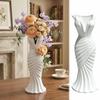 Blumenarrangement 3D-gedruckte Blumenvase Kleiderförmige Dekorationsvase Heim-Schreibtischdekorationen