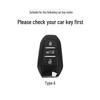 Off-White Protective Key Case for Dongfeng Citroën C6/C5/C4L/Versailles C5X/Tianyi C5/C3XR