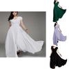 Elegant Women Long Formal Evening Prom Party Bridesmaid Chiffon Ball Gown Cocktail Dress For Special Occasions