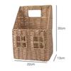 Woven Wall Basket Handwoven Organizer Fiber Hanging for Children's Room, Entryway