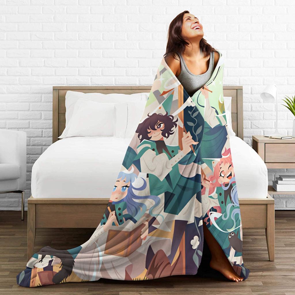 Witch Hat Atelier Blanket Decorative Flannel Bedding Throws For Couch Chair Warm Custom DIY Quality Bedspread Gift Idea
