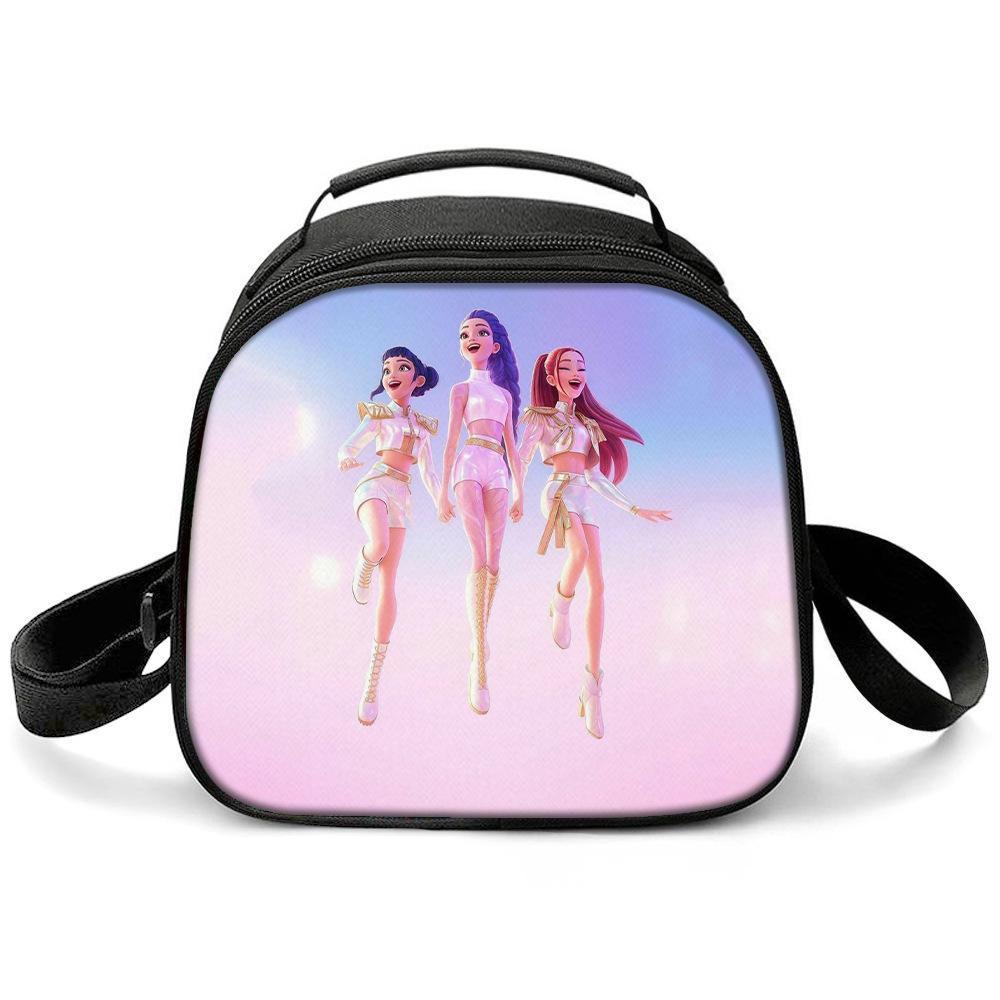 KPOP Witch Hunters Printed Cartoon Student Warm Lunch Bag Messenger Bag