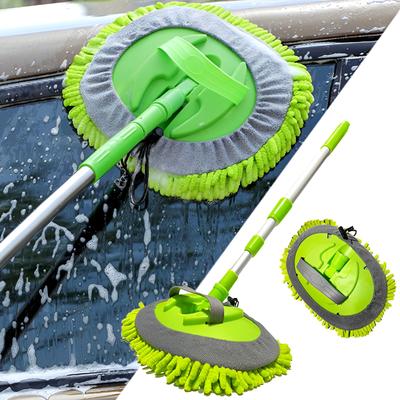 Mop na mytí auta Čisticí kartáč Teleskopická dlouhá rukojeť Čisticí mop Žinylkový smeták Péče Detailingový mop Kartáč Nástroje na čištění auta
